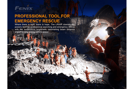 Fenix LR50R Multifunctional LED Search Light - 12000 Lumens - Get Tight Gear