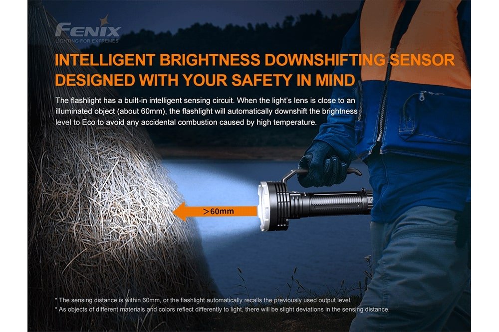 Fenix LR80R Rechargeable LED Searchlight - 18000 Lumens - Get Tight Gear