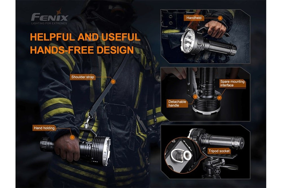 Fenix LR80R Rechargeable LED Searchlight - 18000 Lumens - Get Tight Gear