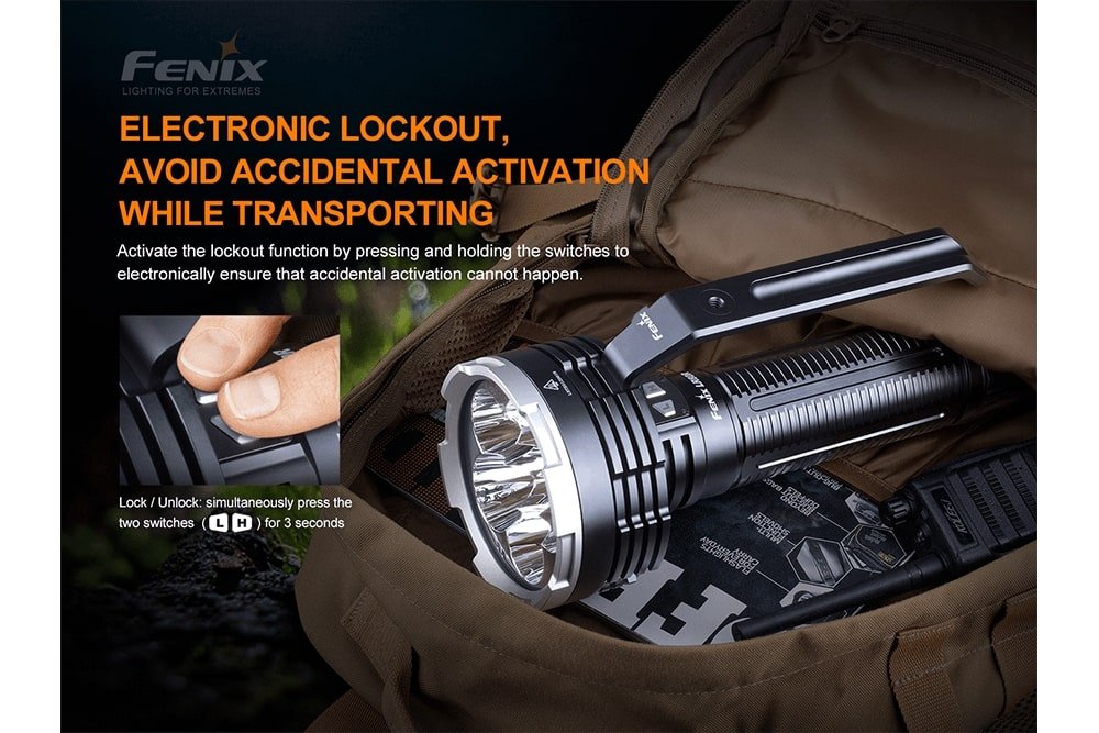 Fenix LR80R Rechargeable LED Searchlight - 18000 Lumens - Get Tight Gear