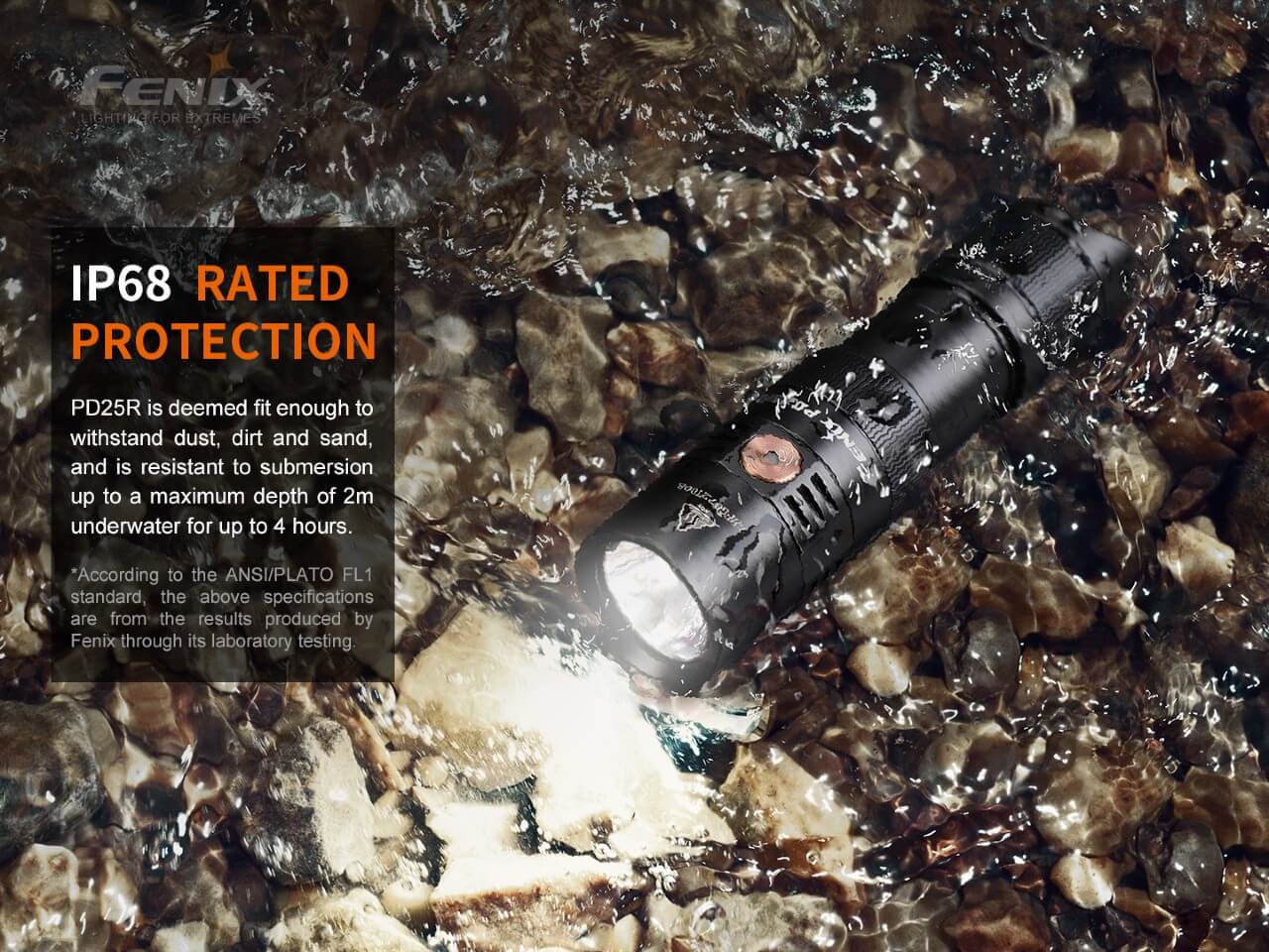 Fenix PD25R Rechargeable LED Flashlight - Get Tight Gear