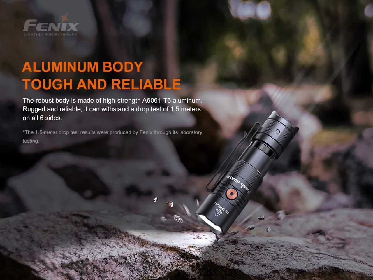 Fenix PD25R Rechargeable LED Flashlight - Get Tight Gear