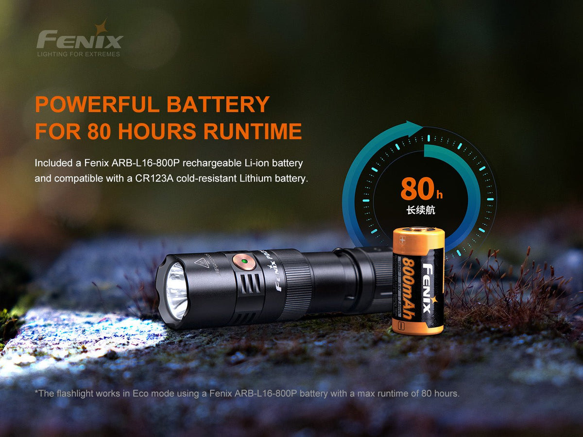 Fenix PD25R Rechargeable LED Flashlight - Get Tight Gear