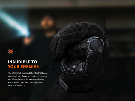 Fenix PD32R Rechargeable Silent Switch LED Flashlight - Get Tight Gear