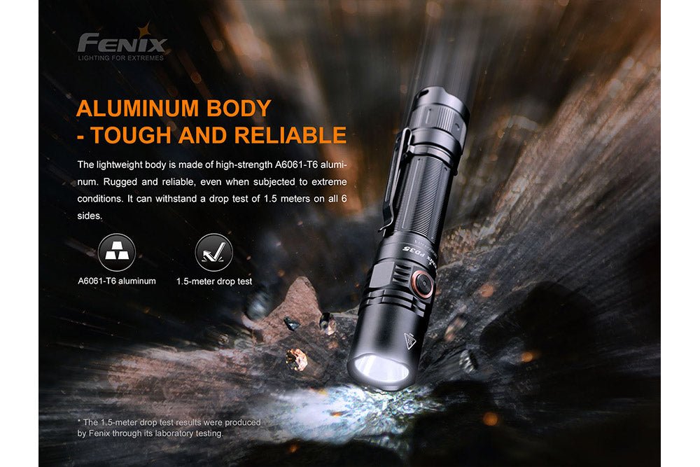 Fenix PD35 V3.0 Everyday Carry Flashlight - 1700 Lumens - Get Tight Gear