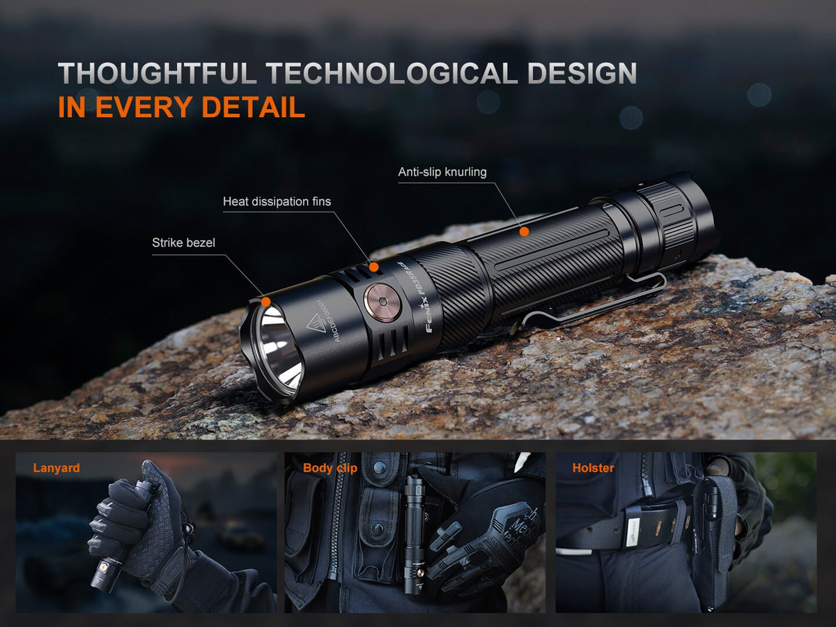 Fenix PD35R ACE Multi - mode Tactical Flashlight + FREE CL01 Mini Lantern - Get Tight Gear