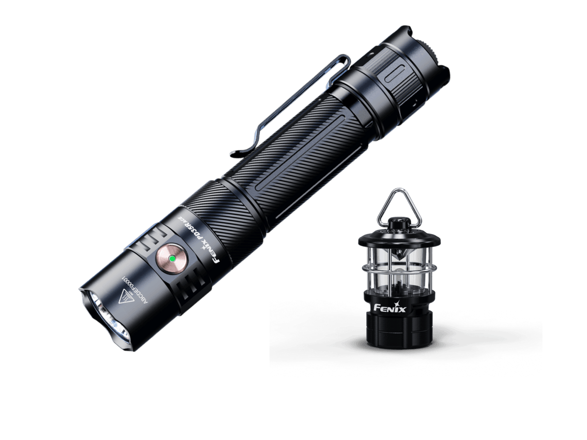 Fenix PD35R ACE Multi - mode Tactical Flashlight + FREE CL01 Mini Lantern - Get Tight Gear
