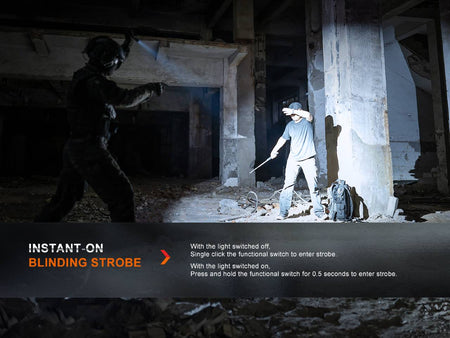 Fenix PD36R Pro 2800 Lumen Flashlight + FREE E03R V2 Keychain Light - Get Tight Gear