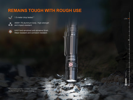 Fenix PD36R V2 Compact Rechargeable Tactical Flashlight - 1700 Lumens - Get Tight Gear