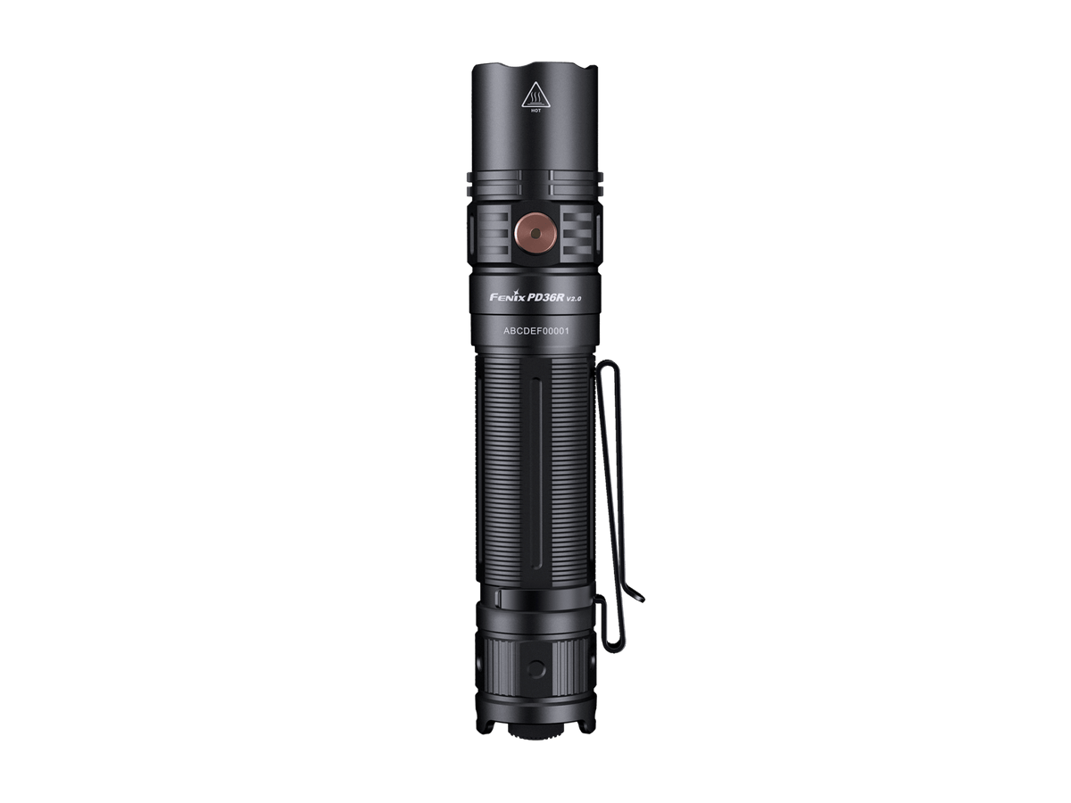 Fenix PD36R V2 Compact Rechargeable Tactical Flashlight - 1700 Lumens - Get Tight Gear