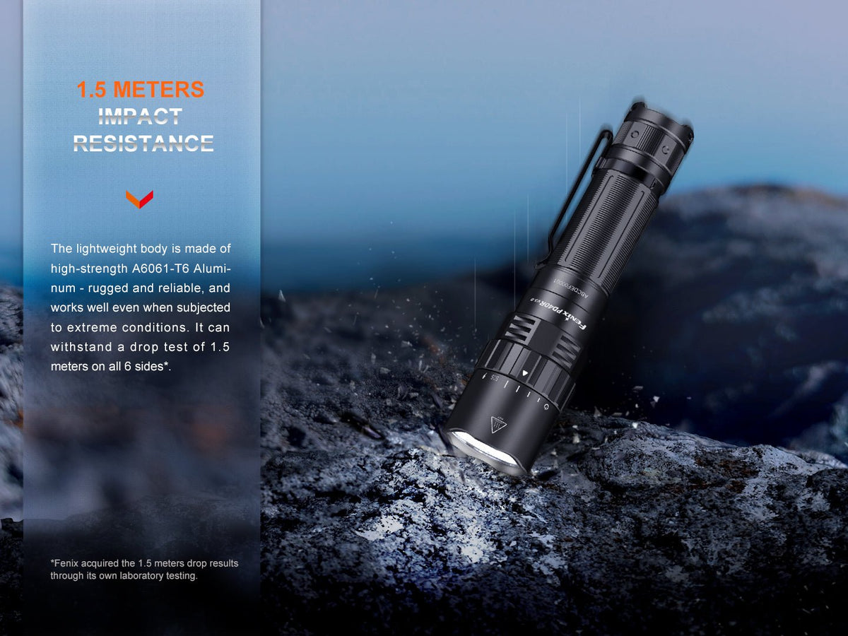Fenix PD40R V3 Rechargeable Flashlight - Get Tight Gear
