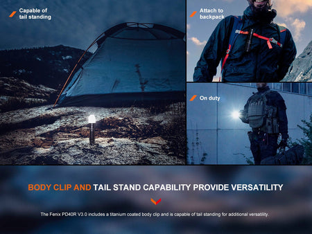 Fenix PD40R V3 Rechargeable Flashlight - Get Tight Gear