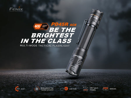 Fenix PD45R ACE Multi - Mode Tactical Flashlight - Get Tight Gear