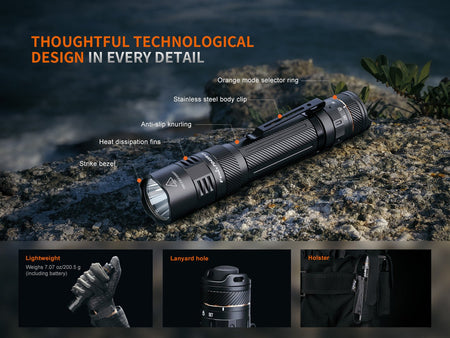 Fenix PD45R ACE Multi - Mode Tactical Flashlight - Get Tight Gear