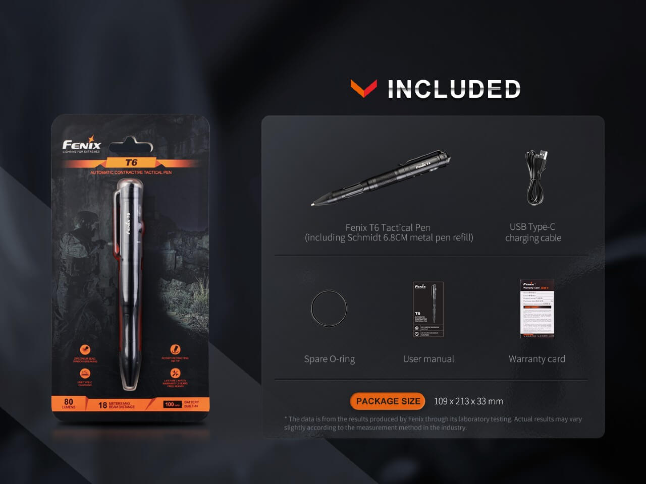 Fenix T6 Tactical LED Penlight - Get Tight Gear