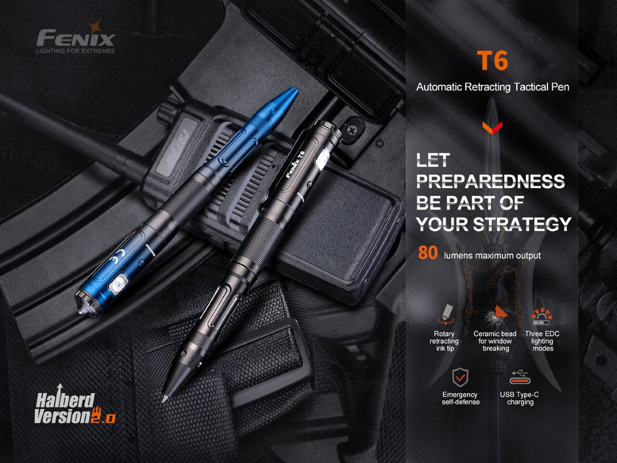 Fenix T6 Tactical LED Penlight - Get Tight Gear