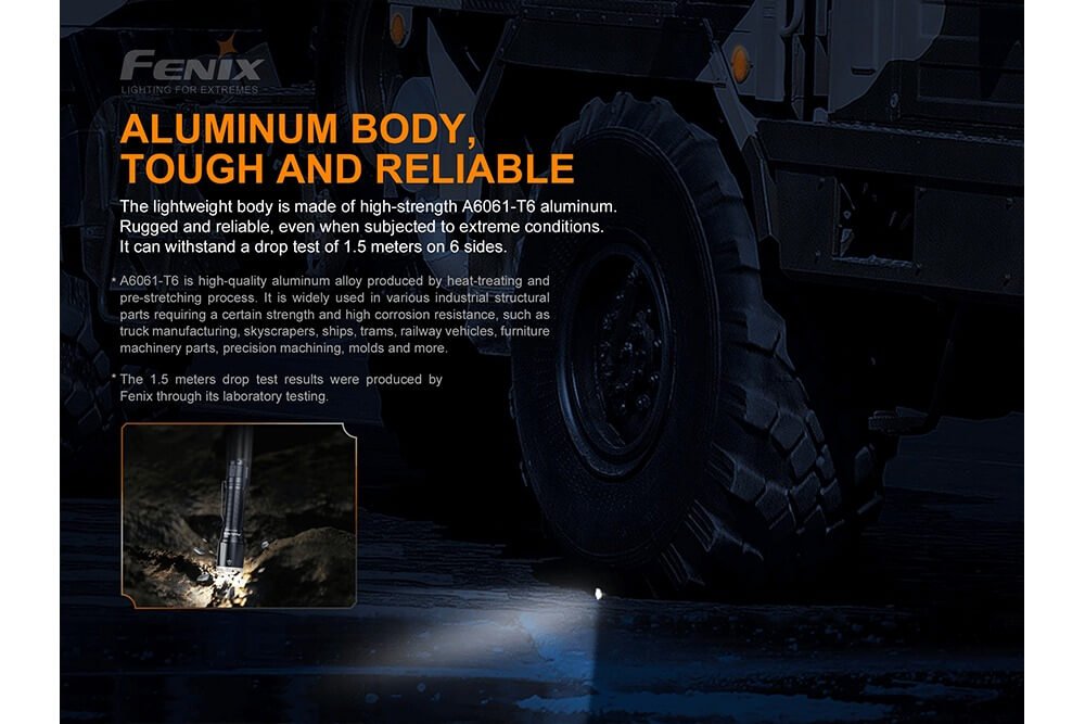 Fenix TK16 V2.0 Tactical Flashlight - 3100 Lumens - Get Tight Gear