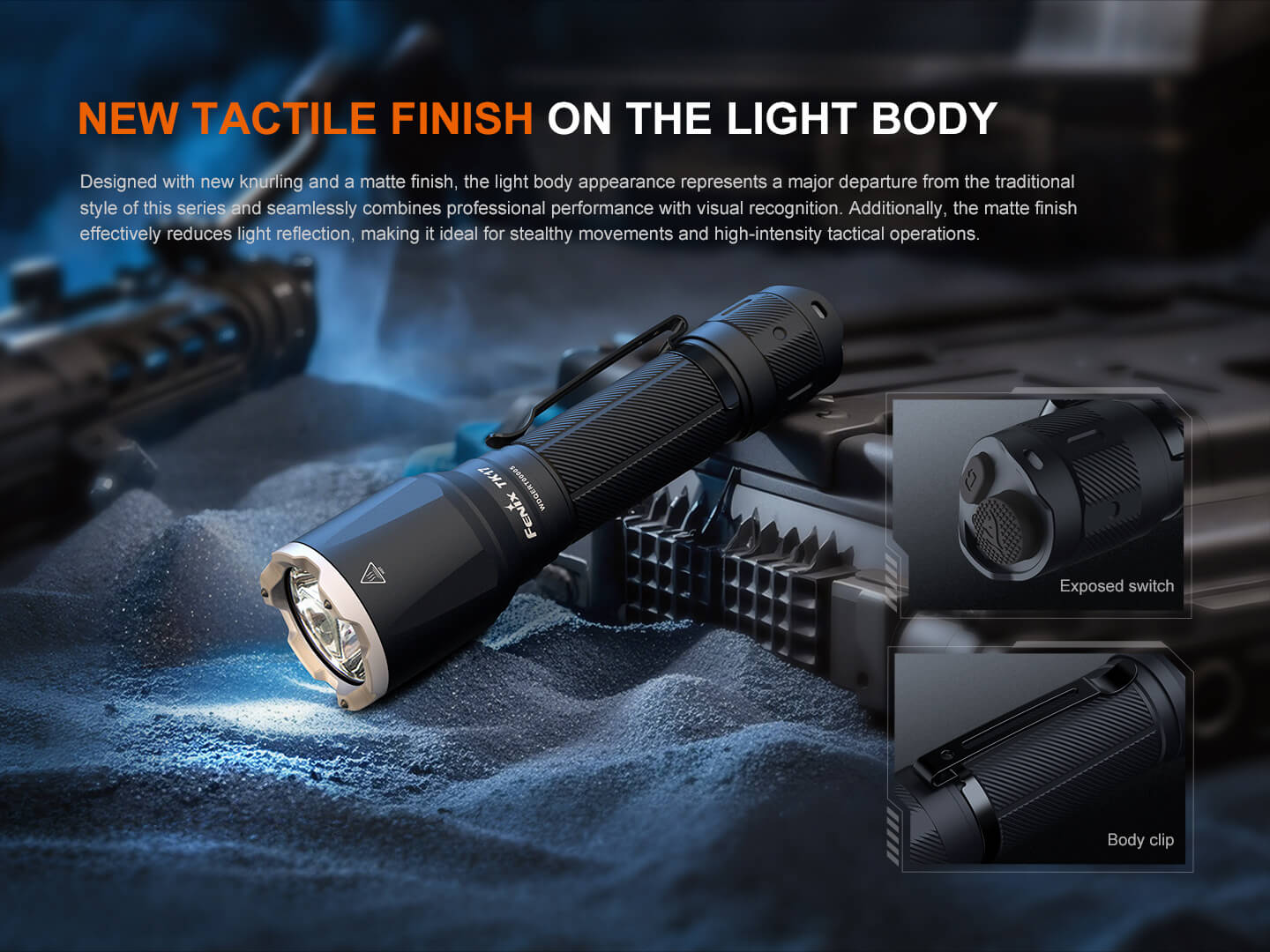Fenix TK17 Dual Switch Tactical Flashlight - Get Tight Gear