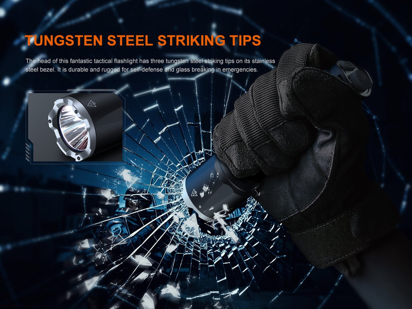 Fenix TK17 Dual Switch Tactical Flashlight - Get Tight Gear