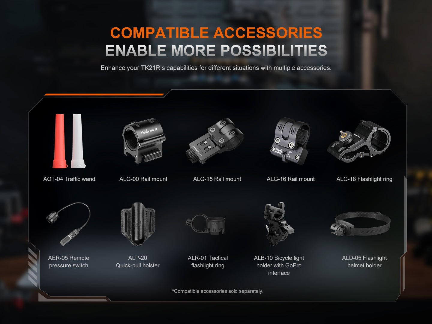 Fenix TK21R Duty Flashlight - Get Tight Gear