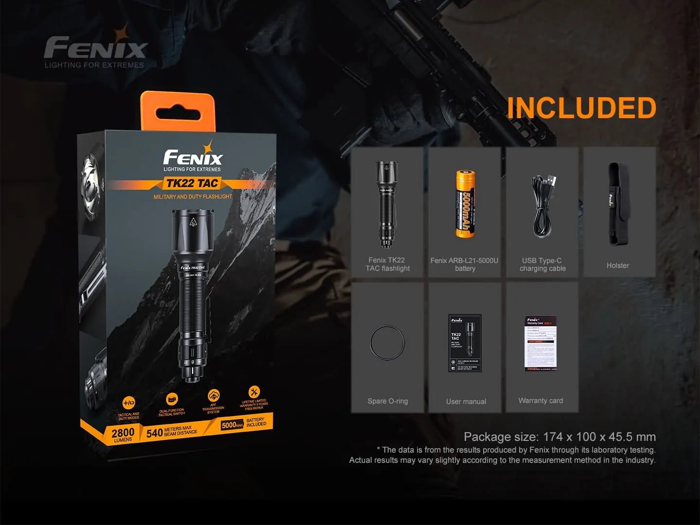 Fenix TK22 TAC - Discontinued - Get Tight Gear