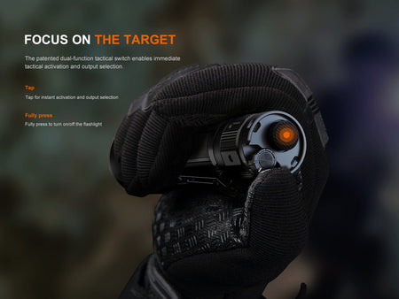 Fenix TK22R Rechargeable Tactical & Duty Flashlight - Get Tight Gear