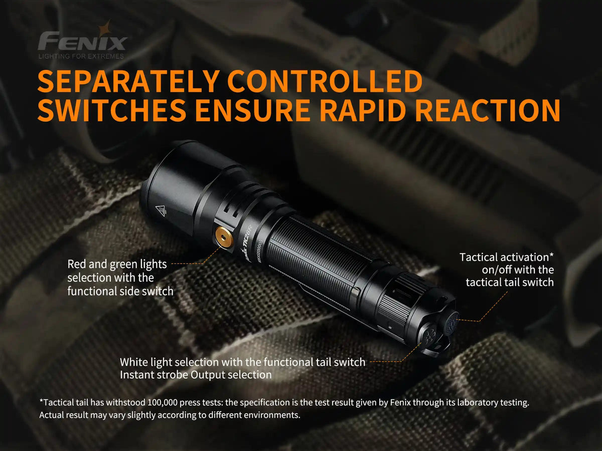 Fenix TK26R Tactical LED Flashlight - 1500 Lumens - Get Tight Gear