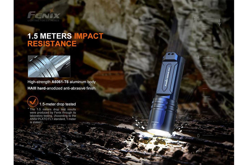 Fenix TK35UE V2.0 Flashlight - 5000 Lumens - Get Tight Gear
