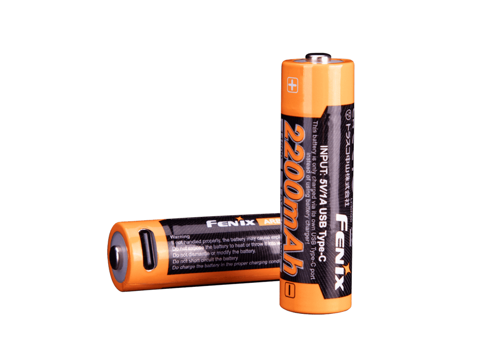 Fenix USB Rechargeable Li - ion AA Size Battery - Get Tight Gear