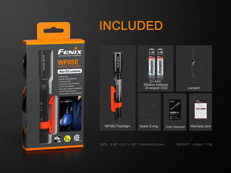 Fenix WF05E Intrinsically Safe Flashlight - Get Tight Gear