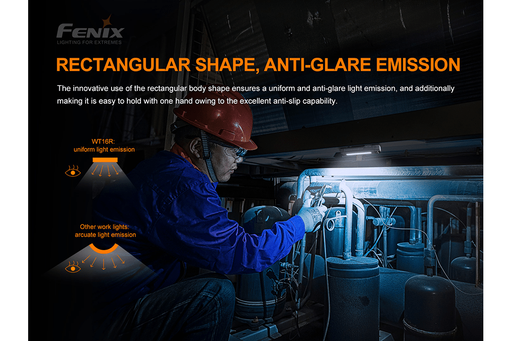 Fenix WT16R Rechargeable Work Light - Get Tight Gear