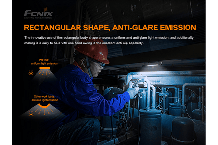 Fenix WT16R Rechargeable Work Light - Get Tight Gear