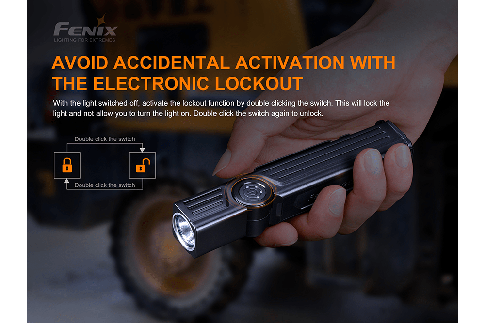 Fenix WT25R Adjustable Head LED Flashlight - 1000 Lumens - Get Tight Gear