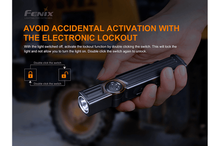 Fenix WT25R Adjustable Head LED Flashlight - 1000 Lumens - Get Tight Gear