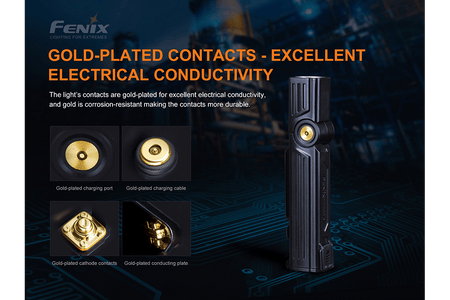 Fenix WT25R Adjustable Head LED Flashlight - 1000 Lumens - Get Tight Gear