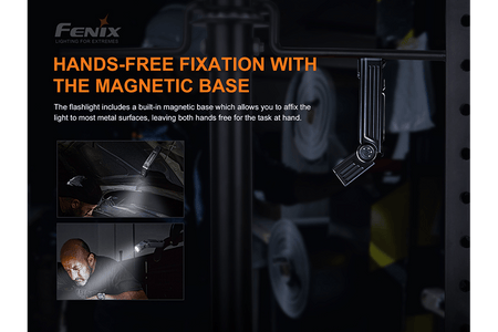 Fenix WT25R Adjustable Head LED Flashlight - 1000 Lumens - Get Tight Gear