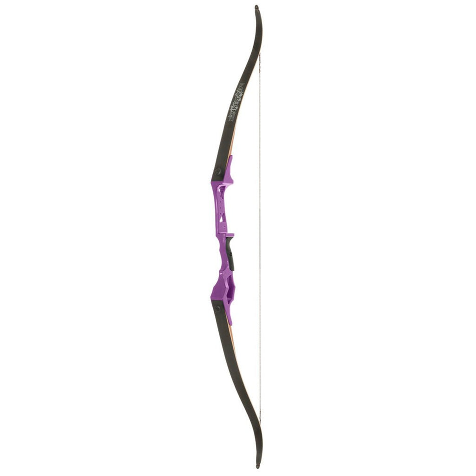 Fin Finder Bank Runner Bowfishing Recurve Purple 58 in. 35 lbs. RH - Get Tight Gear