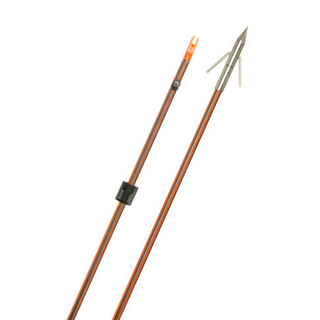 Fin Finder Hydro Carbon IL Bowfishing Arrow with Big Head Pro Point - Get Tight Gear