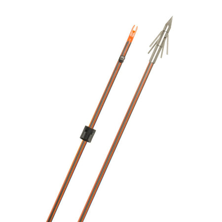 Fin Finder Hydro Carbon IL Bowfishing Arrow with Big Head Xtreme Point - Get Tight Gear