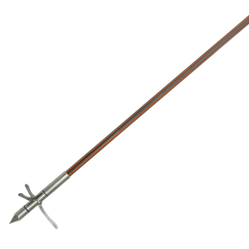 Fin Finder Hydro Carbon IL Bowfishing Arrow with Kraken 3 Barb Point - Get Tight Gear