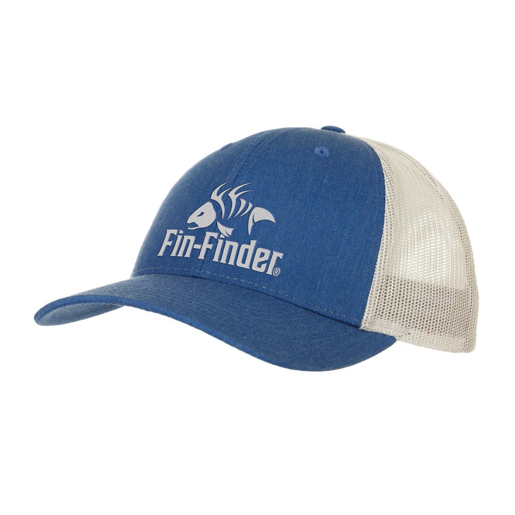 Fin Finder Logo Hat Heathered Royal/Light Grey - Get Tight Gear
