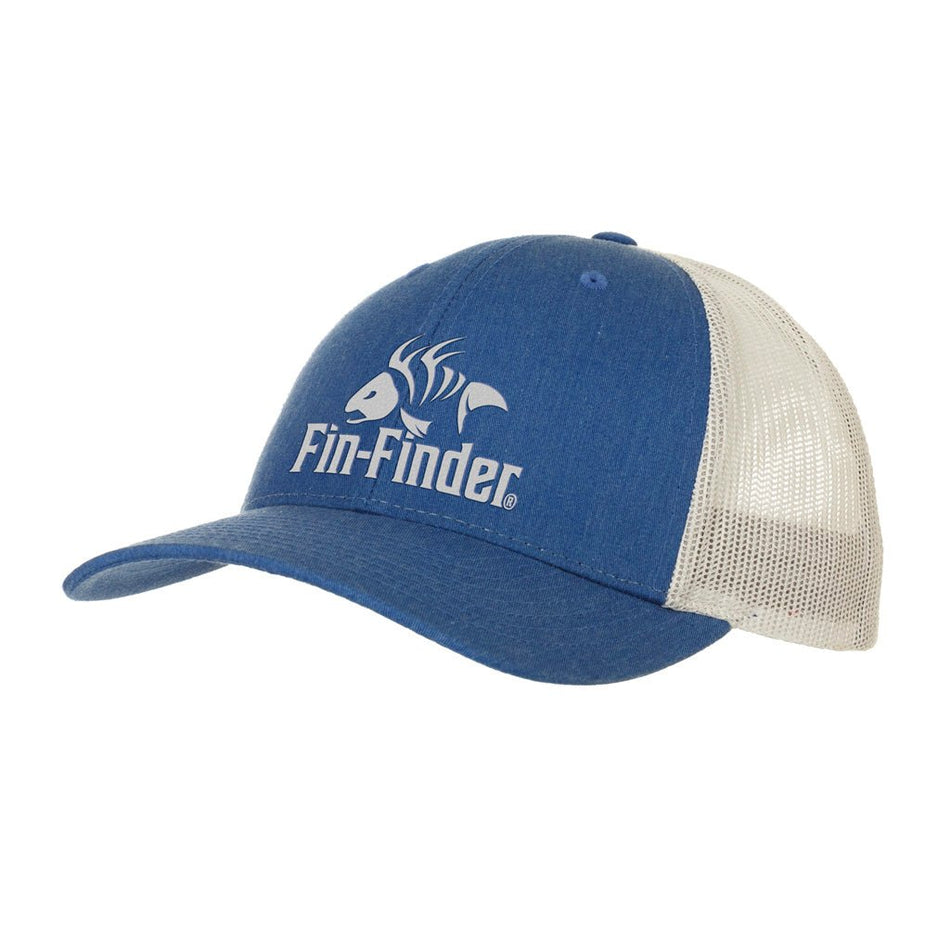 Fin Finder Logo Hat Heathered Royal/Light Grey - Get Tight Gear