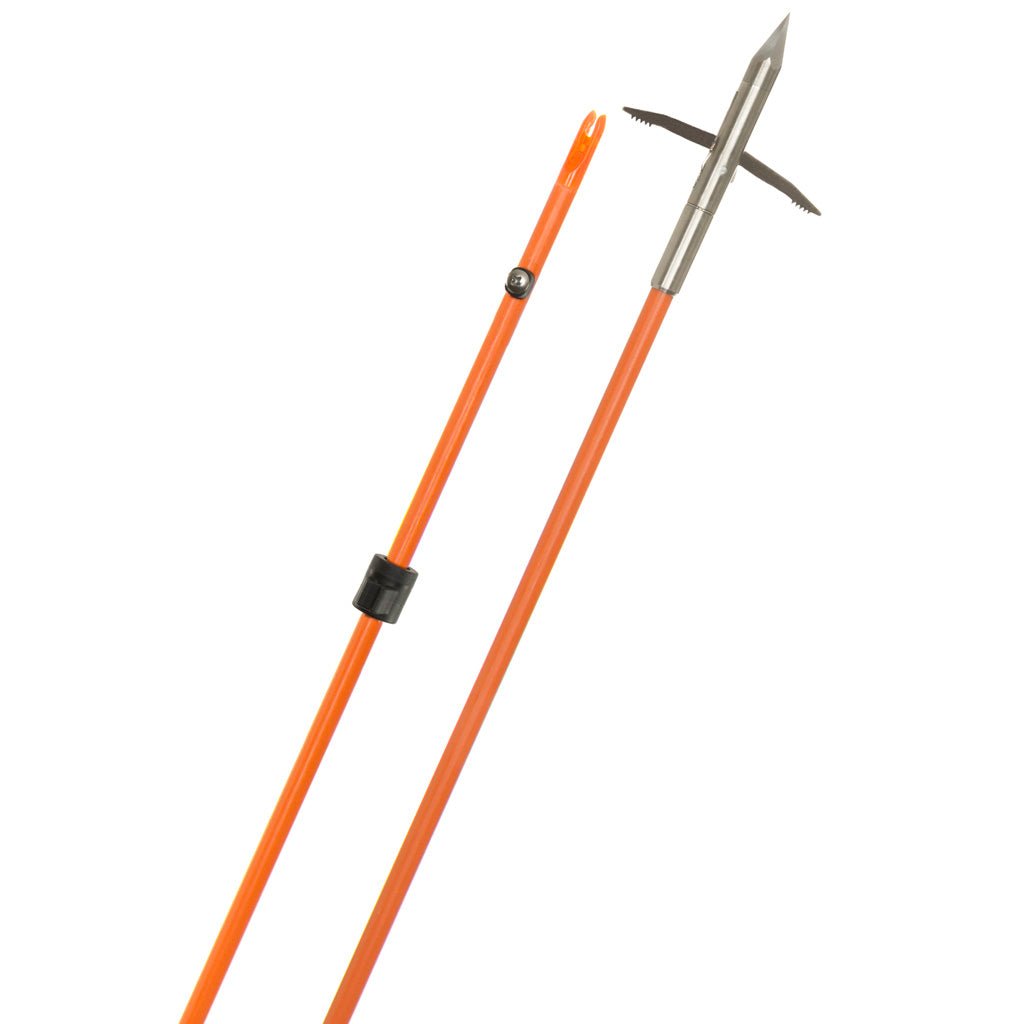 Fin Finder Raider Pro Bowfishing Arrow Orange with The Kraken Point - Get Tight Gear