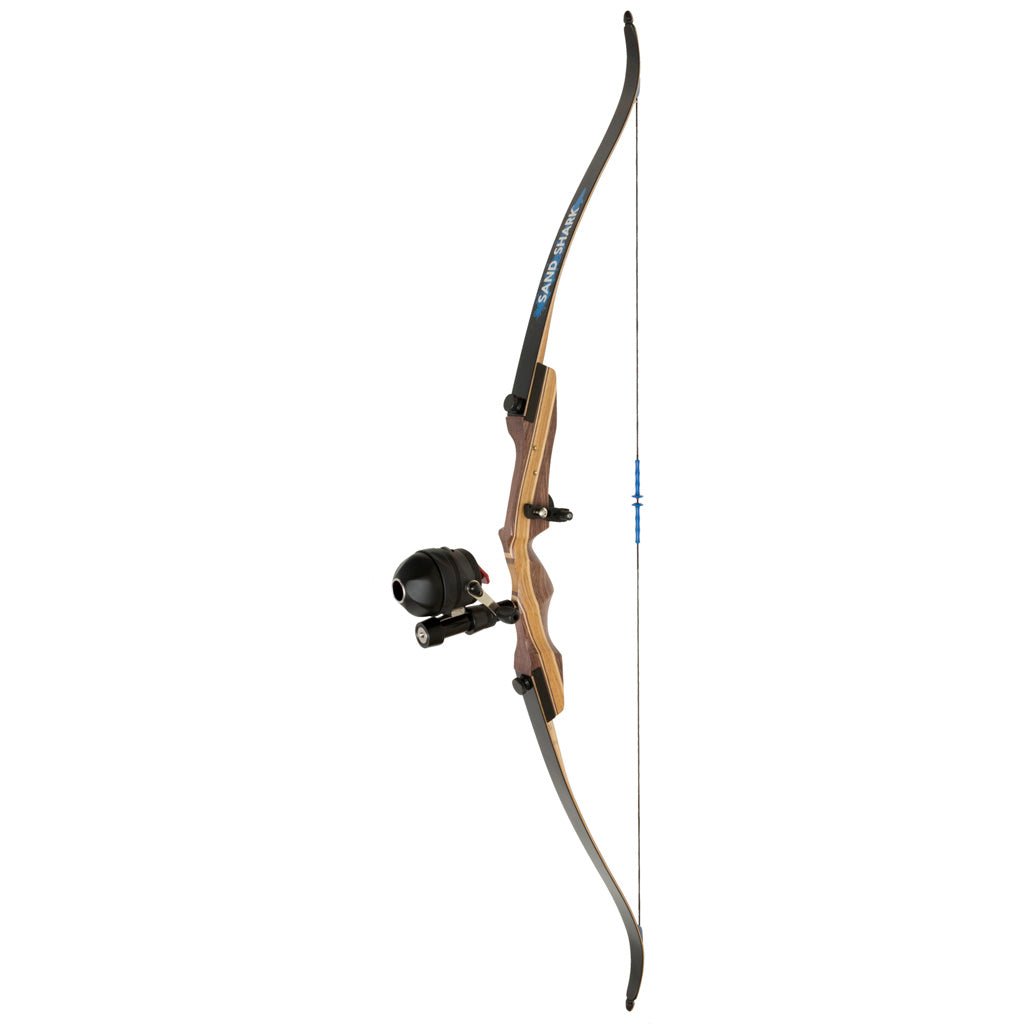 Fin Finder Sand Shark Recurve Package with Spin Doctor Bowfishing Reel 62in. 35 lbs. LH - Get Tight Gear