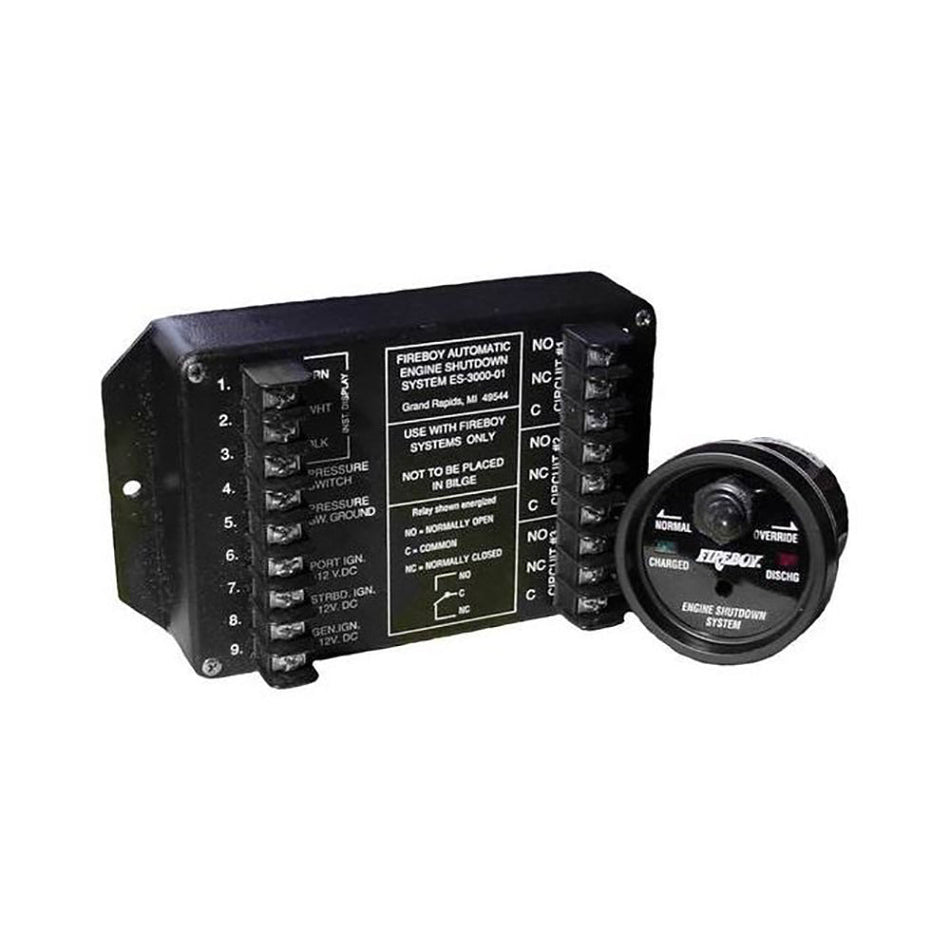 Fireboy - Xintex 8 Circuit Engine Shutdown w/Time Delay - Round Display - Get Tight Gear