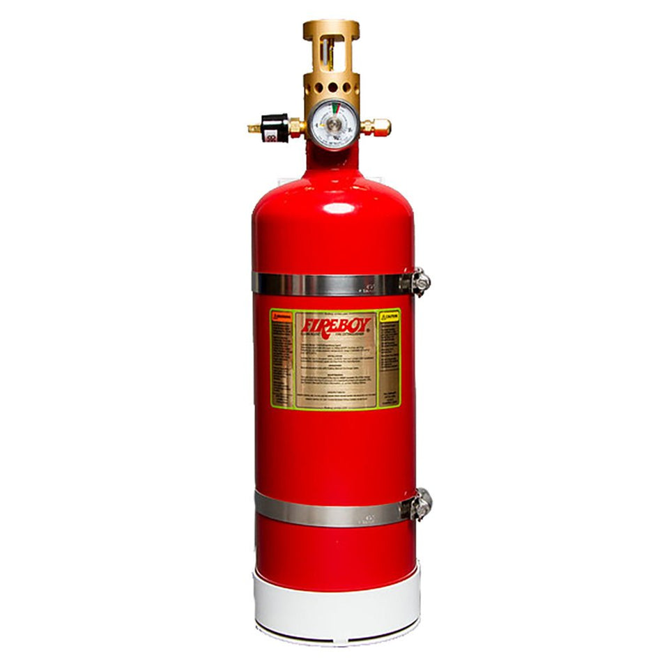 Fireboy - Xintex Automatic Vertical Fire Extinguisher w/Heavy Duty Bracket - 225 Cubic Feet Volume Protected - Get Tight Gear
