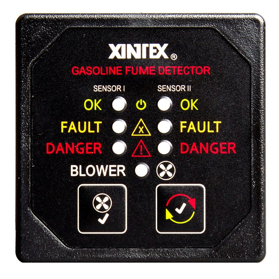 Fireboy - Xintex Gasoline Fume Detector w/Dual Channel & Blower Control - 12/24V - Get Tight Gear