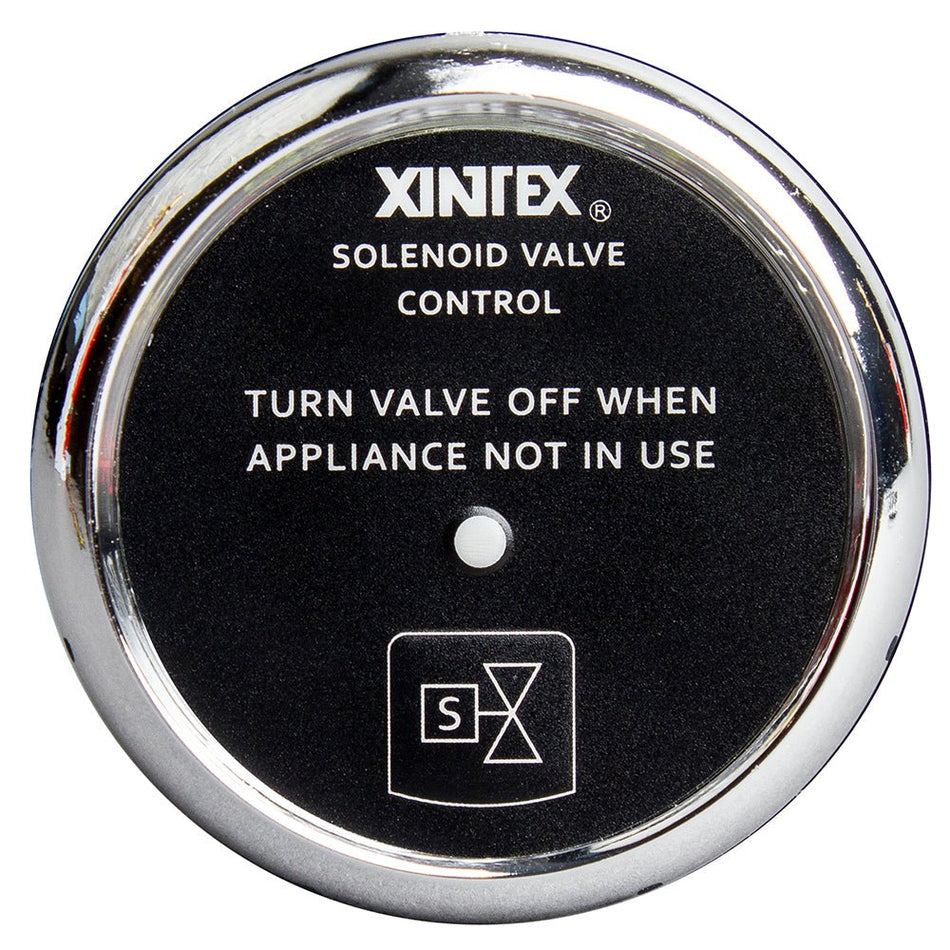 Fireboy - Xintex Propane Control & Solenoid Valve w/Chrome Bezel Display - Get Tight Gear