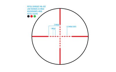 FIREFIELD BARRAGE 2.5 - 10X40 W/LASER - Get Tight Gear