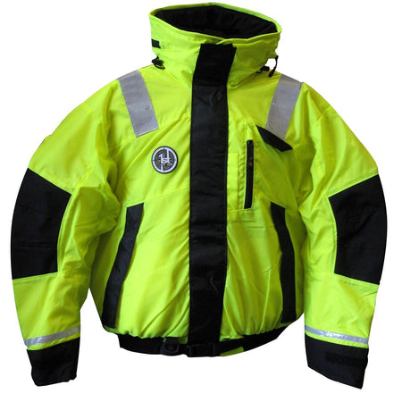 First Watch AB - 1100 Flotation Bomber Jacket - Hi - Vis Yellow/Black - Small - Get Tight Gear